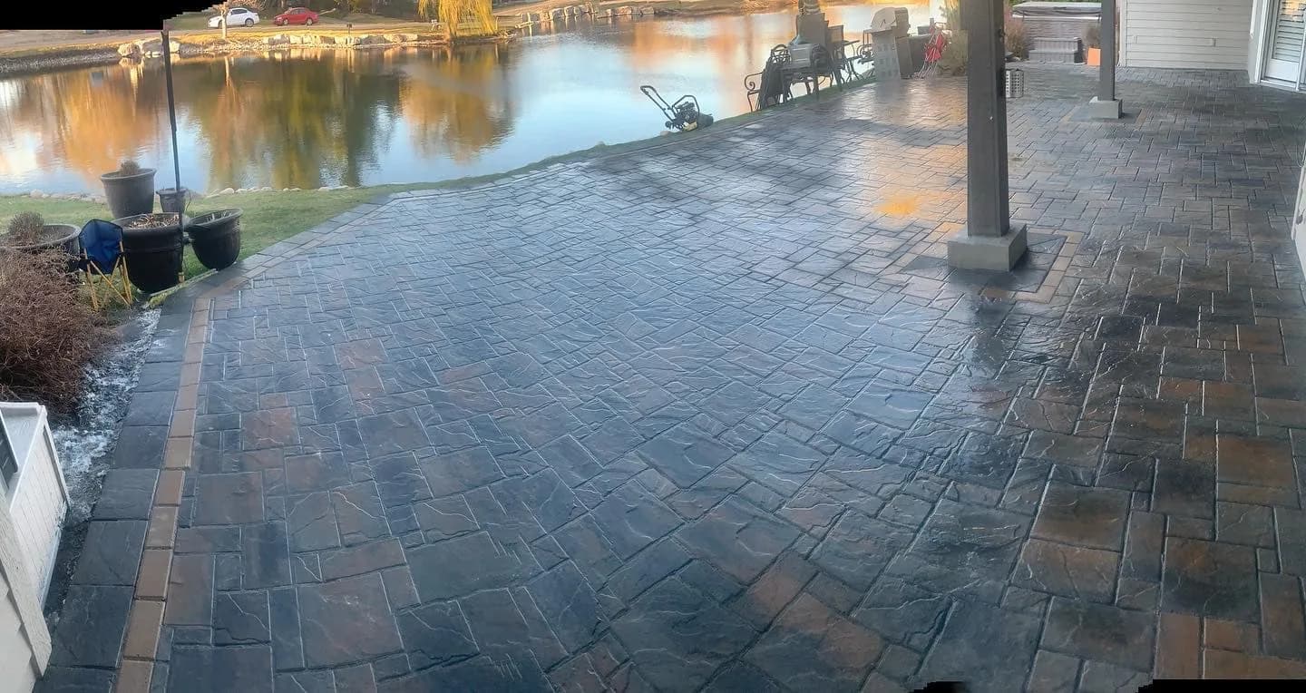 boise bench idaho custom patio stamped concrete photo 3