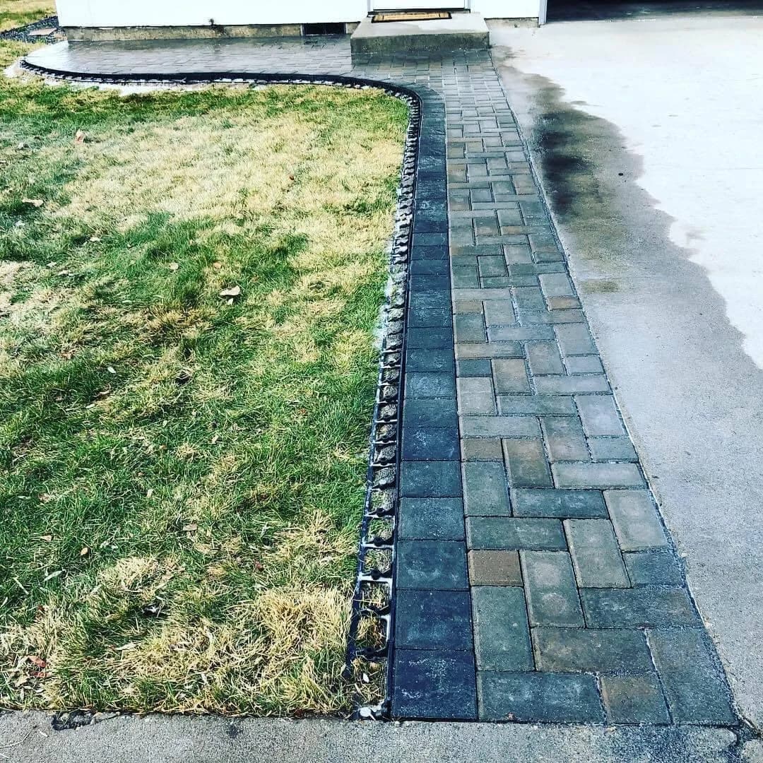 boise idaho paver walkway with edging photo 2