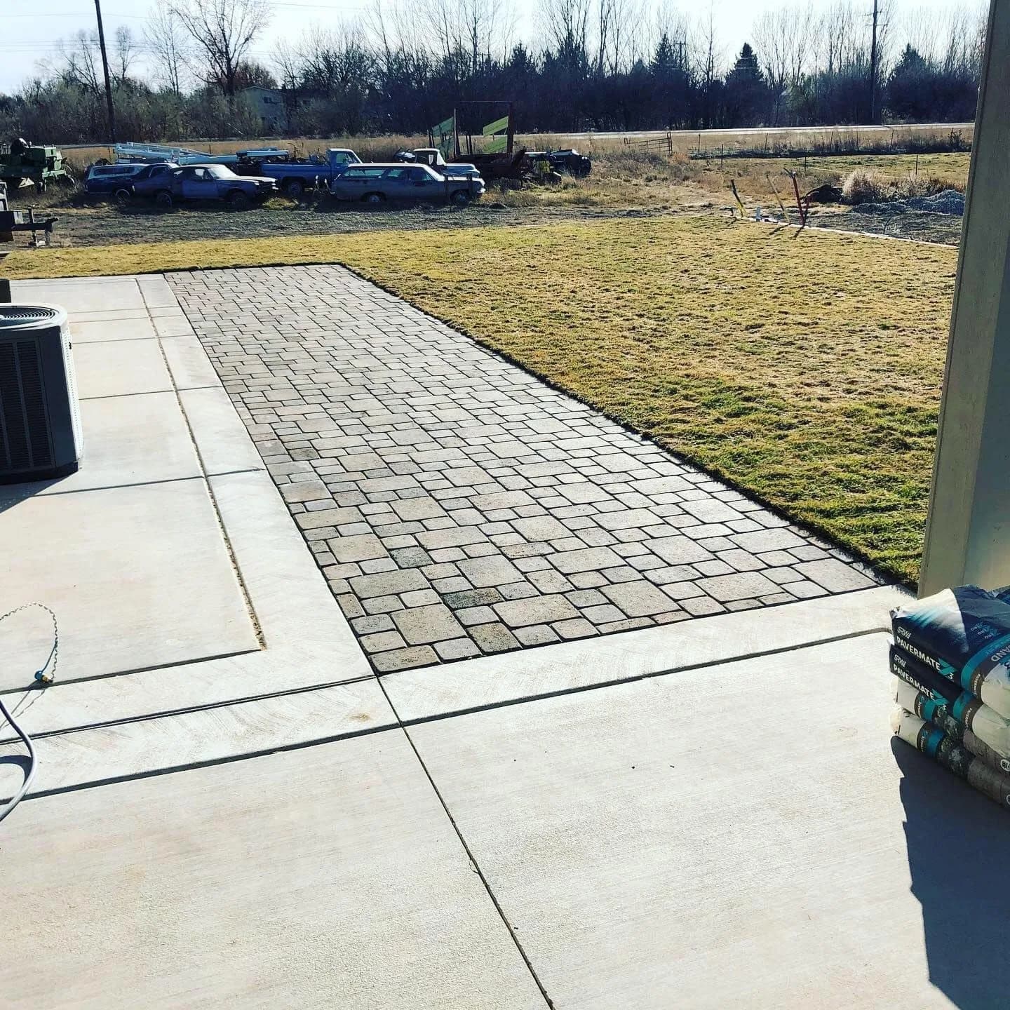 caldwell idaho custom paver patio addition photo 1