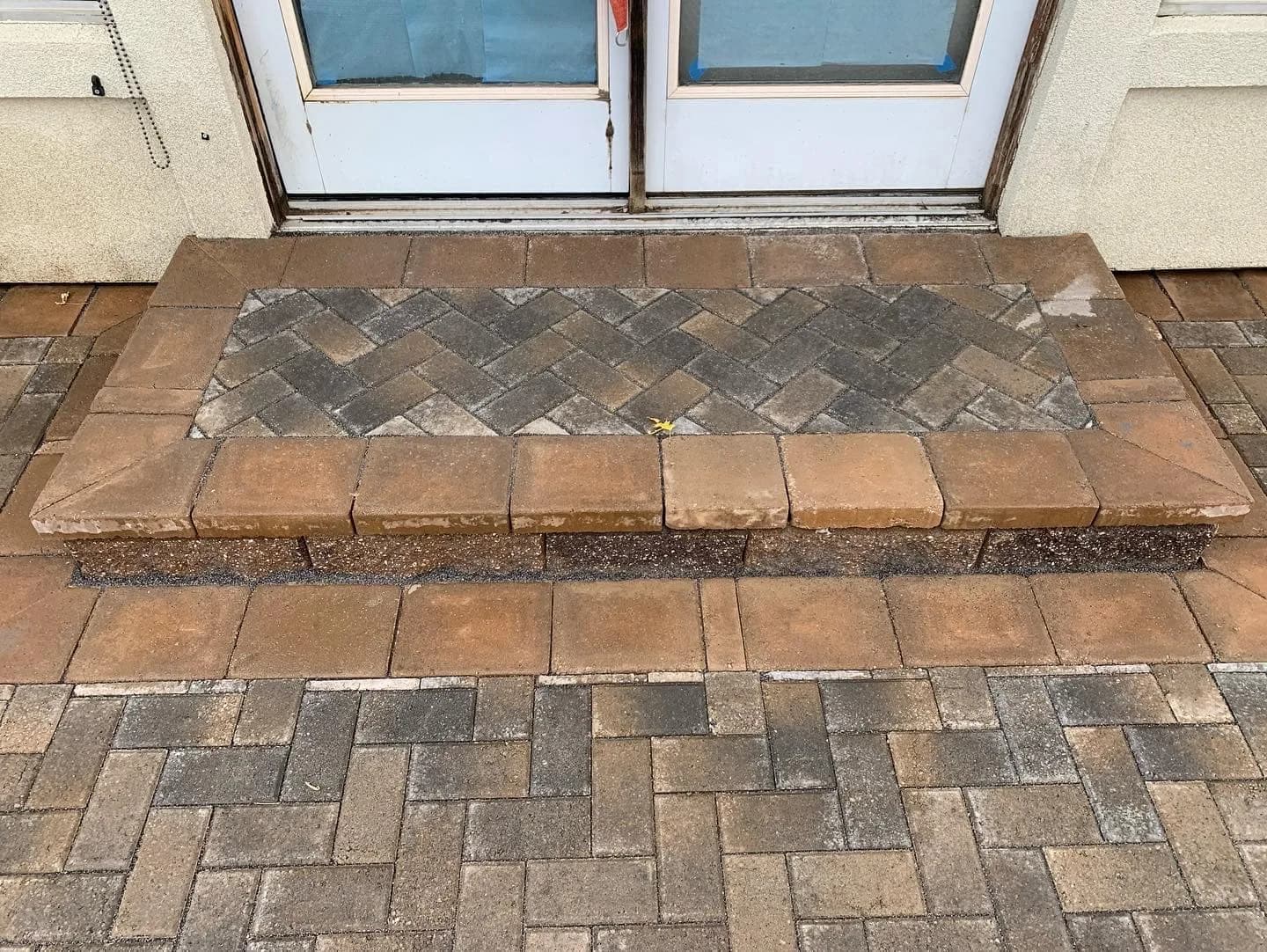 custom paver steps and entryway installation meridian id