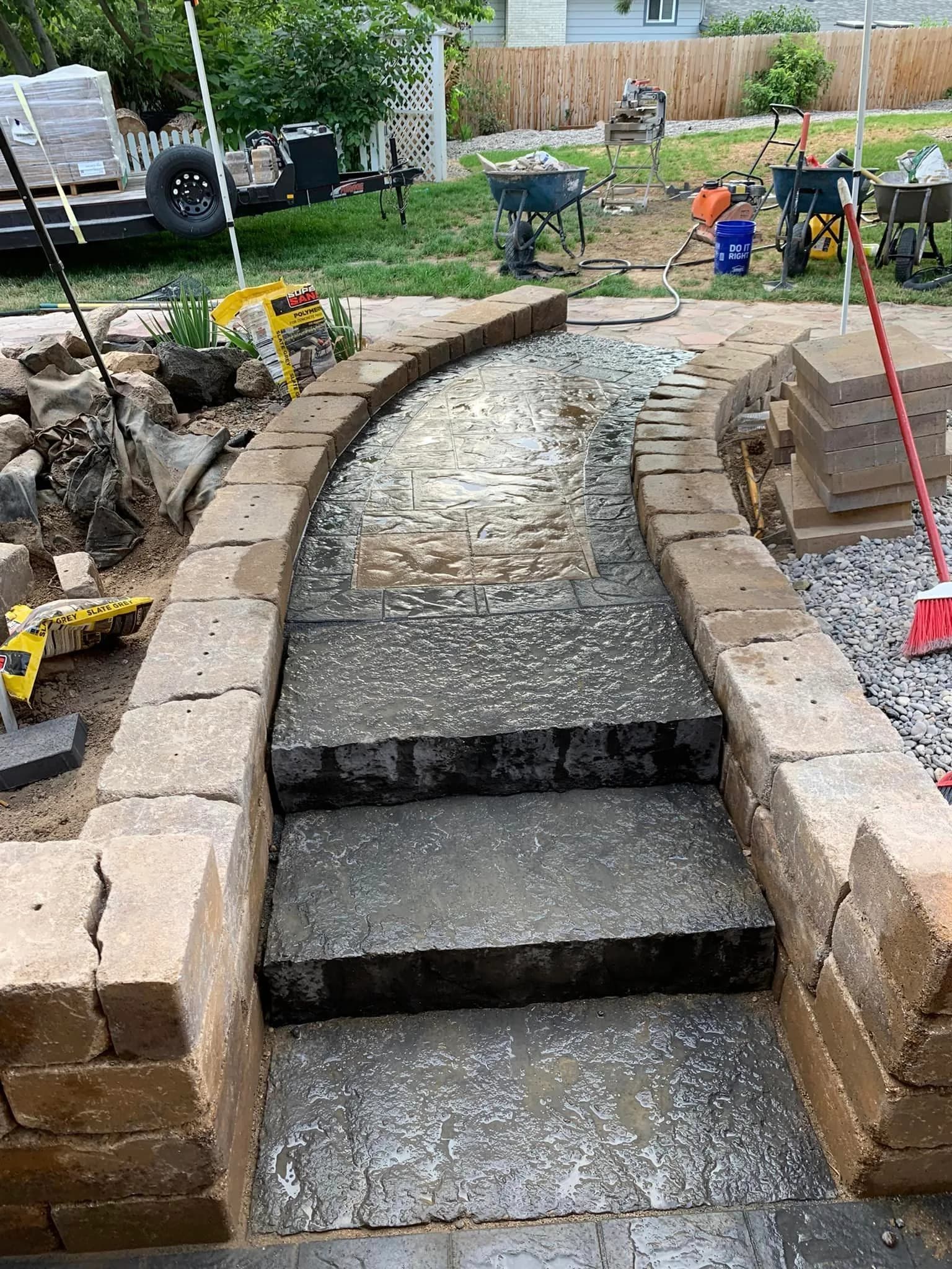 meridian idaho pavers patio walkway photo 3