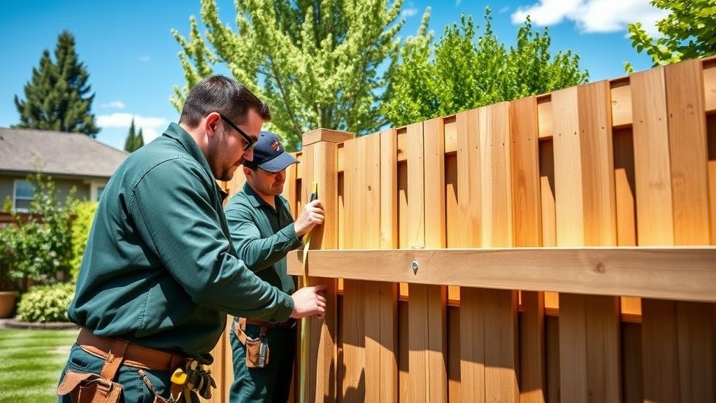 Fence Installers Working On Panels – 208 Specialties Boise ID